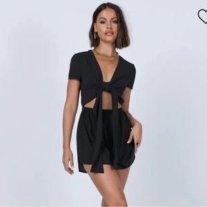 New with tags black Princess Polly romper